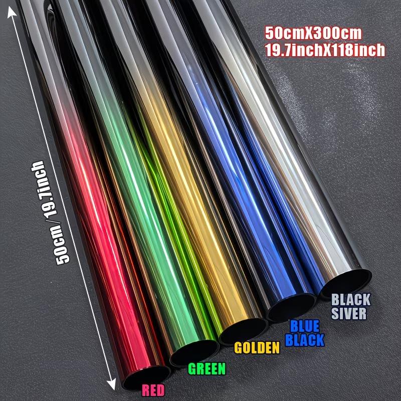 Car Window Privacy Film Gradient Tint Static Cling UV Protection Heat Shield
