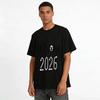 Welcome 2026 Printed Casual Sweatshirt New Year Holiday Pullover Tops Pure Cotton T-shirt