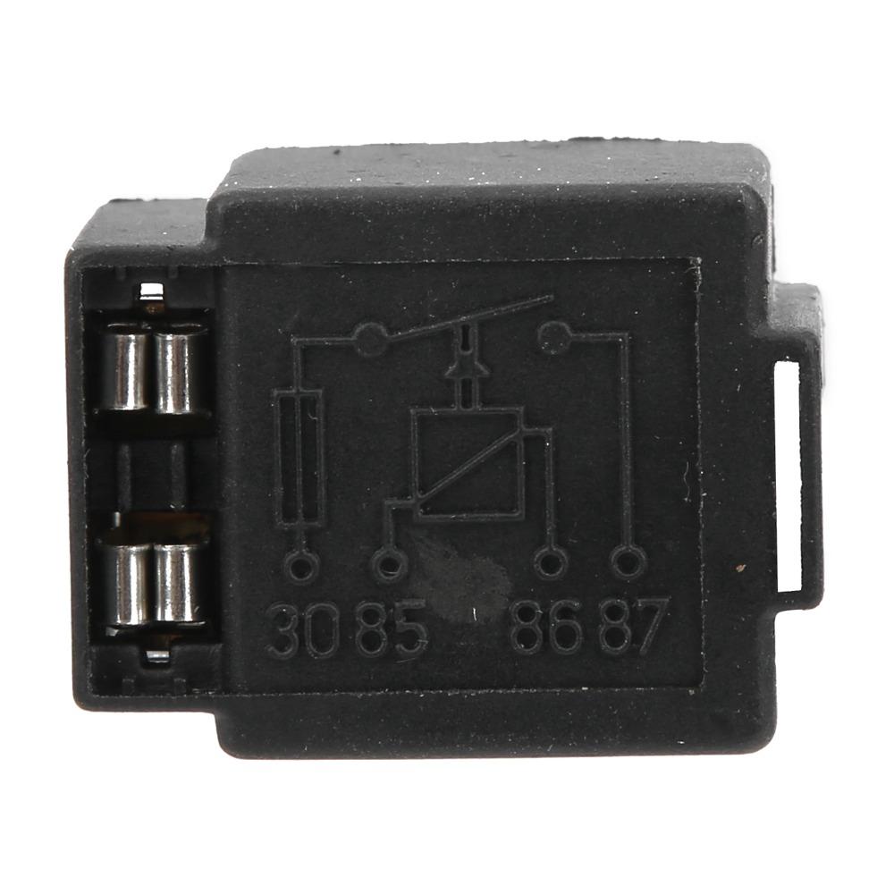 5PCS Convenient Installation Waterproof Car Flasher Relay Fused Protection Black Flasher Relay Relay Box Lamp Accessory