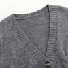 Kurze Stil High-taille Schlank Kunststoff Pullover Frauen 2021 Frühjahr Neue einreiher Strickjacke Twist Kleine Jacke