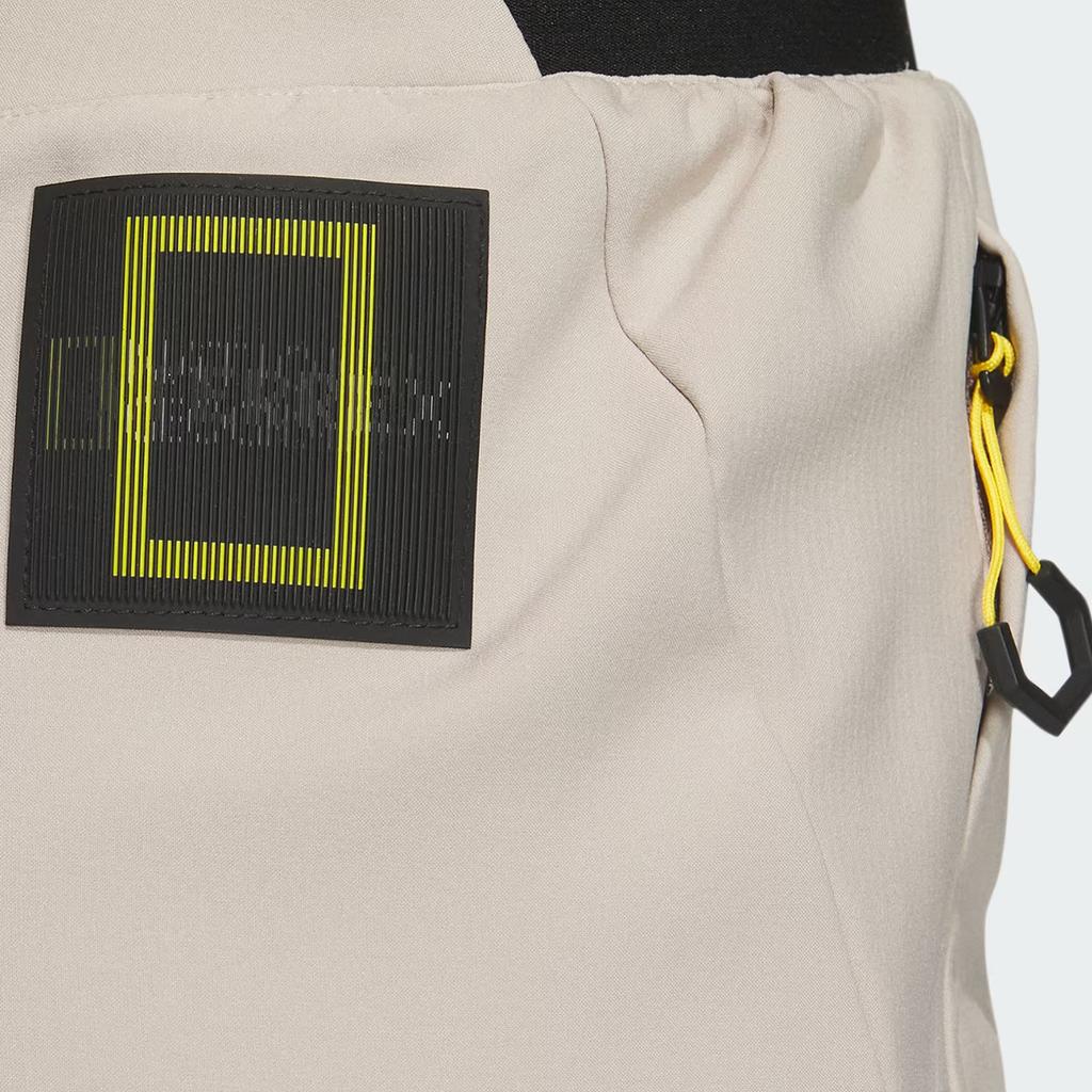 Adidas X National Geographic Collaboration Soft Shell Letter Print Outdoor Sports Pants Women Pants Light-Brown IL8990