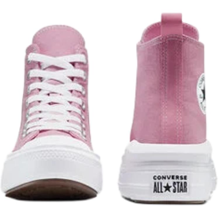 Converse Chuck Taylor All Star Move Platform High GS Cliffside Rose Kids Sneakers Pink White Black A13128C