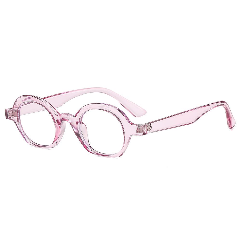 Retro Oval Anti Blue Light Glasses Personality Jelly Color Frame Ddesign Prevent Mobile Phone Computer Radiation Unisex
