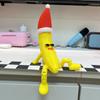 Multi-Jointed 3D Printed Banana Toy Movable Banana Shaped Figurine Toy  Parent-children