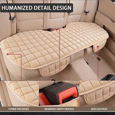 Husă scaun mașină pernă de iarnă caldă pentru scaune anti-alunecare universală pentru scaunul din față pernă respirabilă pentru autovehicul Protector scaun auto