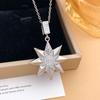 Necklace European, American moon star micro-inlaid zircon necklace accessories female niche personality light luxury high-end accessories