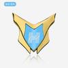 Hello Motorcycle Electric Vehicle Full Metal Decorative Sticker 3dstereorestoration Shield Logo Front Windshield Side Logo Badge Logo