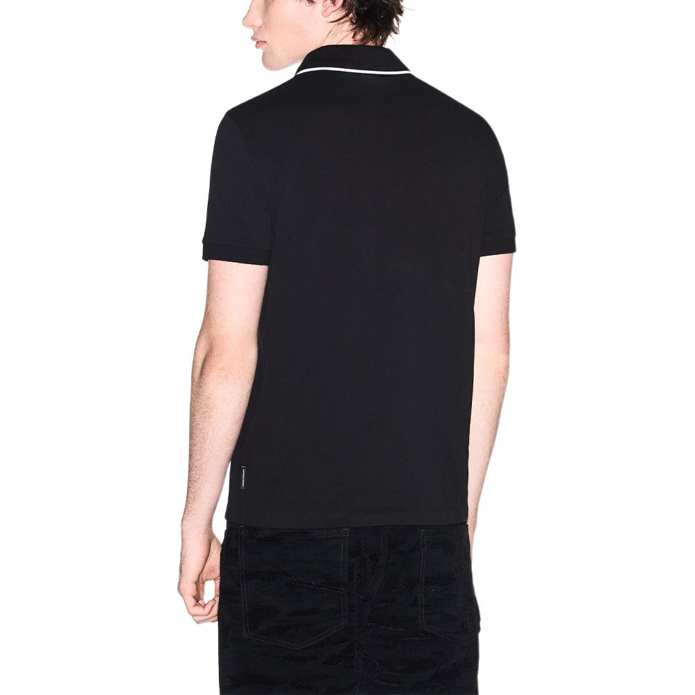 Armani Exchange Color Block Embroidered Short Sleeve Polo Shirt Men Tops XM002401-AF10366-UC001