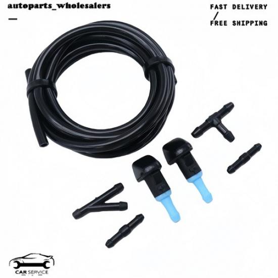 For Jeep Patriot 75 Aniversario Sport US Windshield Washer Nozzles W/Washer Hose