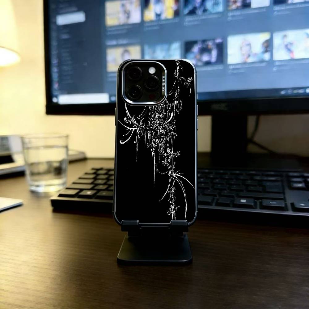 

Cyber Sigil Cross Phone Case For iPhone 17,16,15,14,13,12,11 Plus,Pro Max,XS,Colorful Silver Black Cover iPhone12ProMax