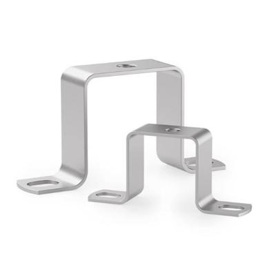 304 Stainless Steel Square Tube Saddle Clip & U-Bolt Clamp