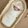 Neugeborenen Babydecke Baumwoll Gaze Entbindungsraum Wickeldecke Bestickte Decke Neugeborenen Babydecke Universell für Alle Jahreszeiten