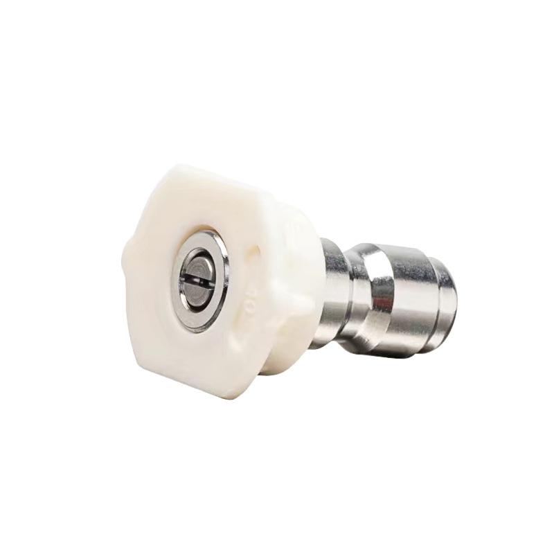 Stainless Steel High-Pressure Water Gun with 1/4" Quick Connect Nozzles, Five-Color Series