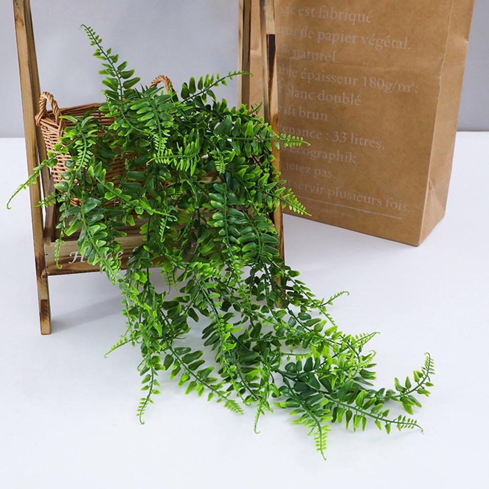 1PC Artificial Wall Hanging Persian Grass Vine Artificial Hanging Fern Vine Hanging Green Plants