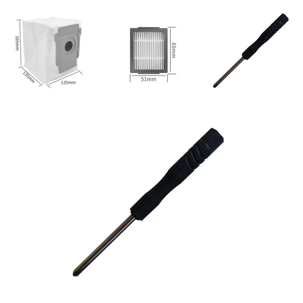 Ersatzteileset für iRobot Combo I5 J5 Staubsauger mit Bürstenwalze und Staubbeutel für den Heimgebrauch