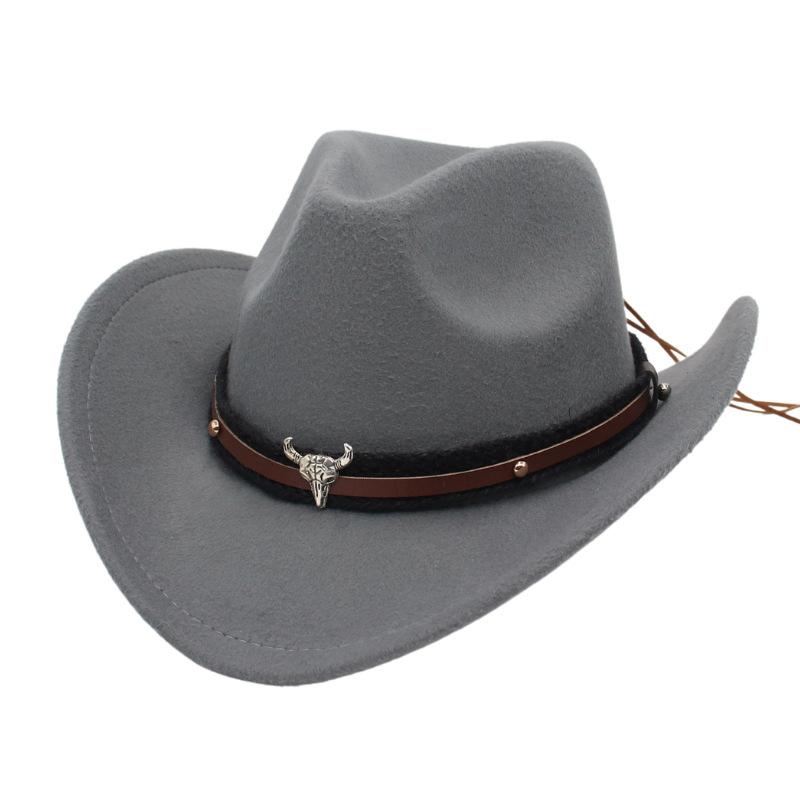 Tibetan Top Hat, Western Cowboy Hat, Tibetan Felt Hat, Cow Head, Grassland, Plateau Ethnic Style Outdoor Hat
