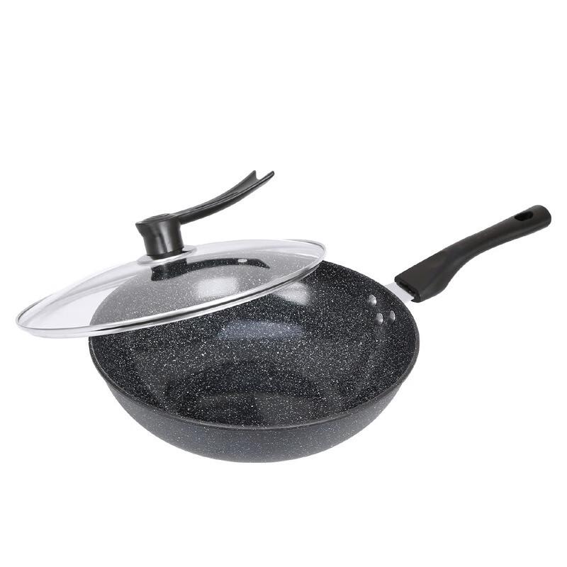 Wu Tuo Maifan Stone Non-stick Frying Pan, 32cm with Lid