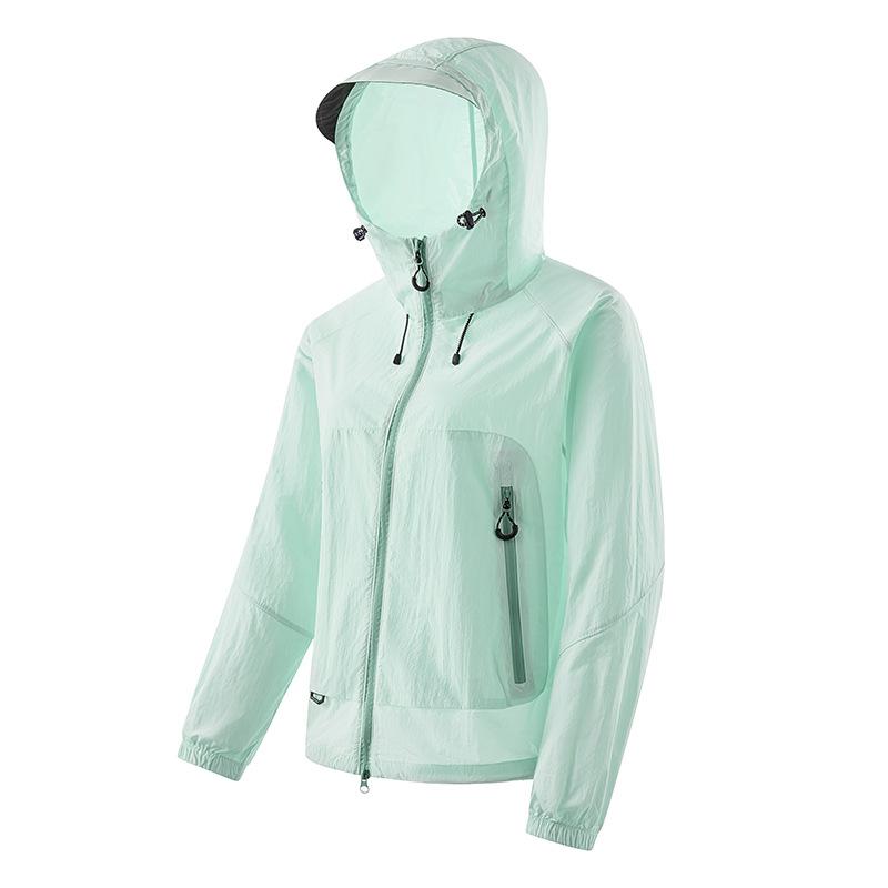 Outdoor UPF10 + Ice Silk Sunscreen Clothing Men's Summer Light and Breathable Sunscreen Clothing Fashion Versatile Jacket