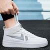 Men's Shoes 2025 Spring Leisure Sports Shoes Fashion All-match Basketball Shoes High Top Board Shoes