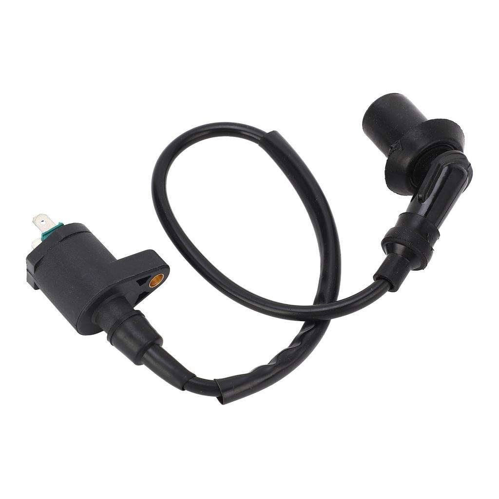 9mm Motorcycle Ignition Coil Stable High Performance Ignition Coil with Spark Plug Replacement for