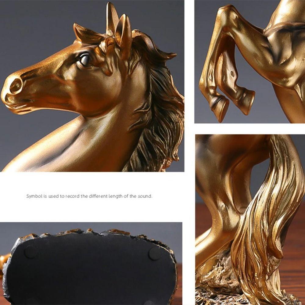 Handicraft Cool Horse Statue Modern Miniatures Figurine Nordic Style Horse Ornament  Gift