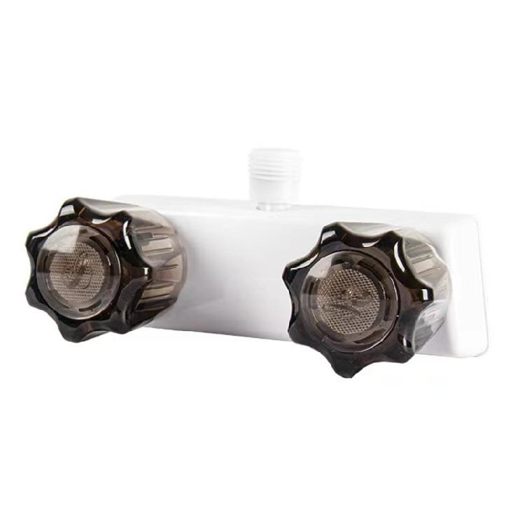 Shower Faucet Double  Handle Designs Travel Trailer Shower Faucet Quick Fixing Upgrades for Reliable Water Flow Control