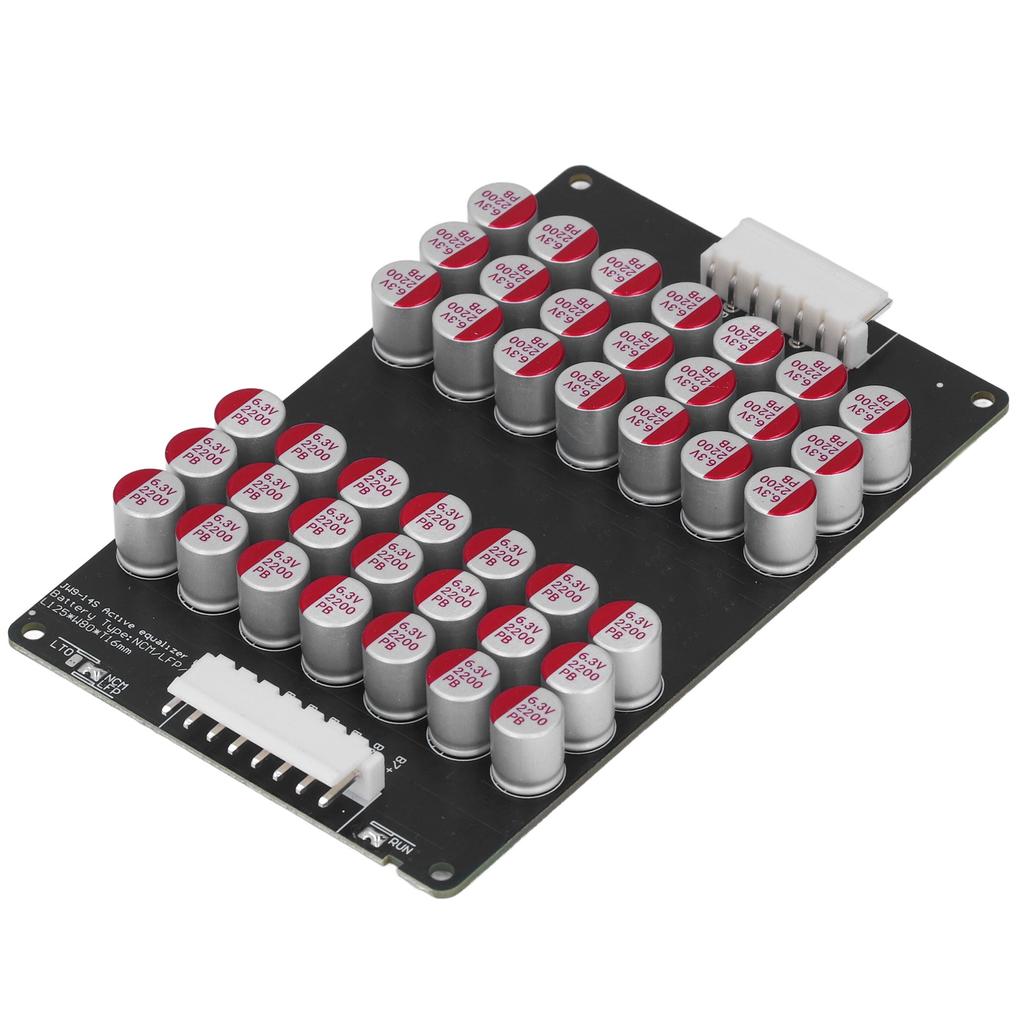 Active Equalizer Module 10?14S Lithium Battery Balancer Board for LTO LFP Universal 1.8V?4.5V
