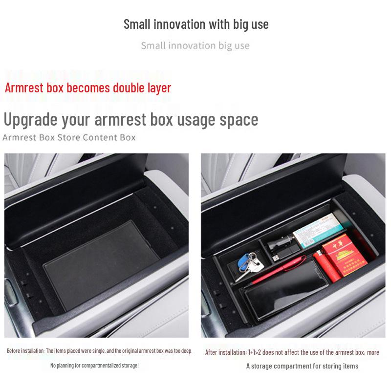 XPeng X9 Armrest Box: 24-25 Car Center Console Organizer & Interior Decor.