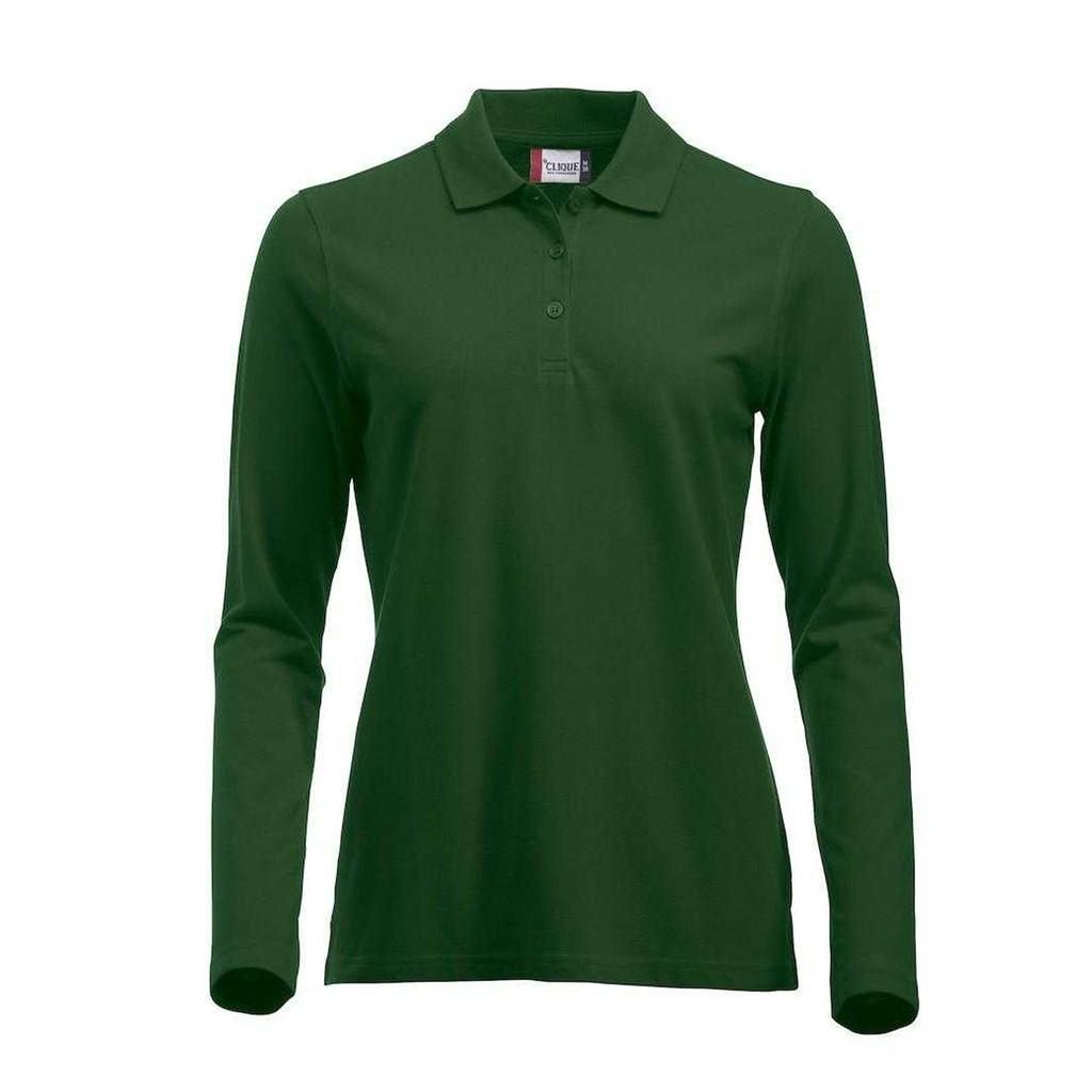 Clique Womens/Ladies Classic Marion Long-Sleeved Polo Shirt