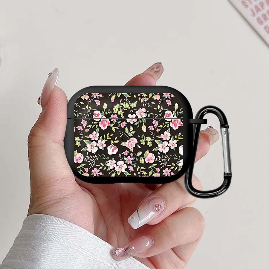 Case For Airpods 4 2 1 Pro2 Pro3 3 Pro Earphone Cases Cover Little Floral Patterns