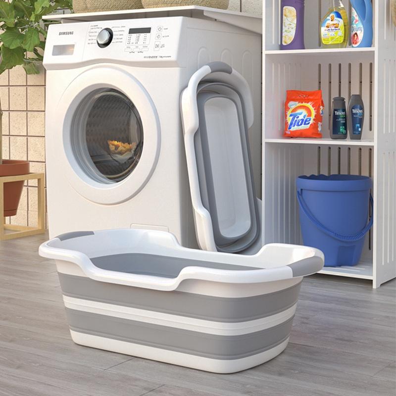 Baby Shower Přenosné silikonové vaničky pro domácí mazlíčky Koupací doplňky Dětská skládací protiskluzová vana Bezpečnost Kočka Pes Koupel