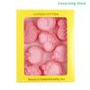[CL]8Pcs Cartoon Fruit Cookie Embosser Mold 3D Frosting Fondant Cookie Press Mold Strawberry Peach Biscuit Cutter Cake Mold[CL]