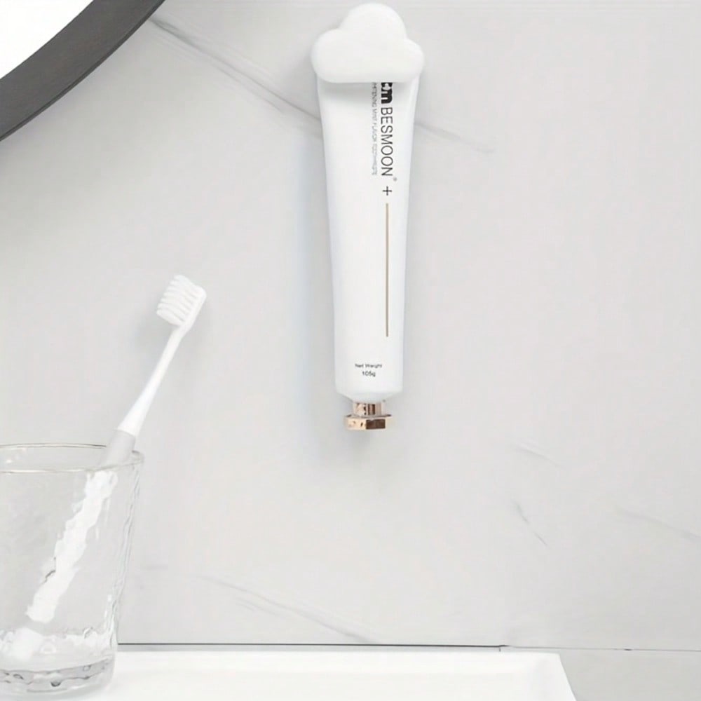 1PCS Wall-Mounted Cloud Toothpaste Holders, Creative Hooks for Toothpaste, Storage Racks