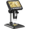 Microscope, LCD Digital Coin Microscope 1000x, 1080P Coin Magnifier,Microscope for Adult with 8 Adjustable LED Lights, PC View, Compatible with MacOS