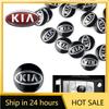 2026 Hot Car Sticker 2/5/10pcs 14mm Car Key Emblem Sticker Logo Auto Keychain Emblem Decoration Decals For KIA Sportage Picanto
