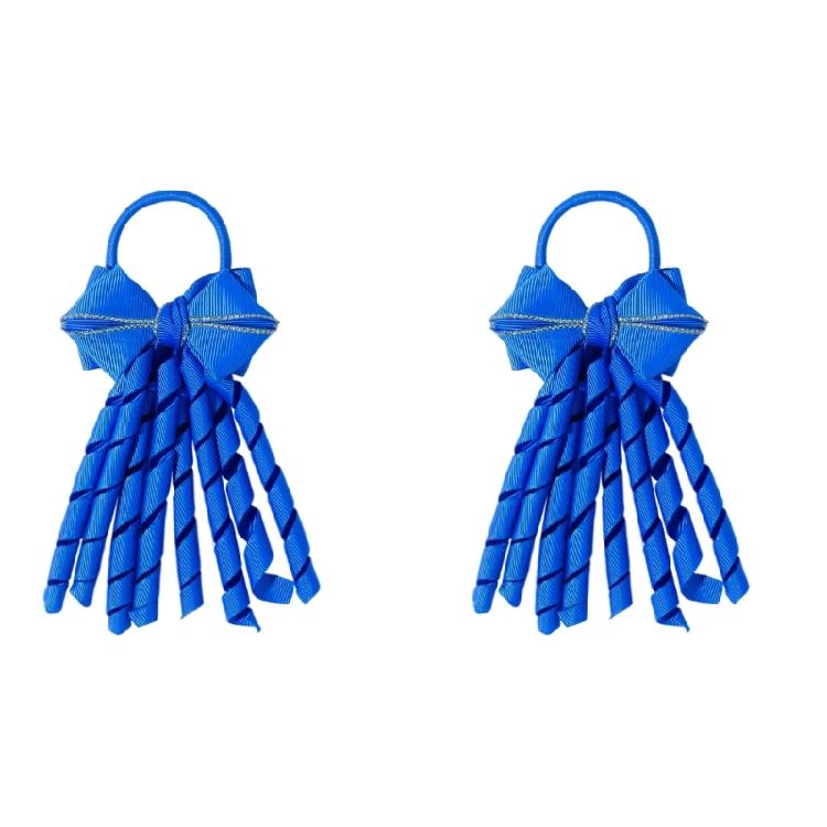 Hair Ties Colorful Ribbons Flowing Tassels for Cheerleading Performances Team Event and Fashion Statement Polyester
