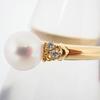 [Used] TASAKI K18 Akoya Pearl Ring/Size 11/j65-3