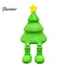 Christmas Tree Ornament Figurine with Articulated Legs, 3D Printed Xmas Statue, Mini Desk Decoration for Home Office Shelf Holiday
