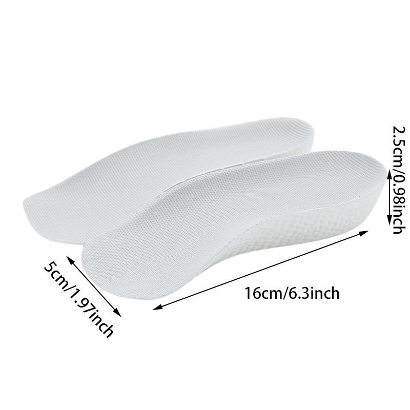 Height Increase Insoles Men Women Shoes Flat Feet Arch Support Orthopedic Insoles Sneakers Heel Lift Memory Foam Soft Shoe Pads
