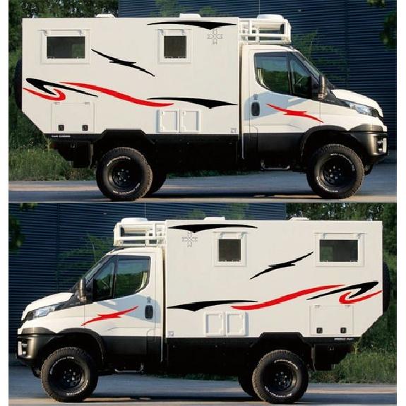 Stripes Graphics Kit Decals Car Stickers For Caravan Travel Trailer Camper Van