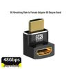 8K HDMI 90° Male To Female Adapter for TVs and Computers