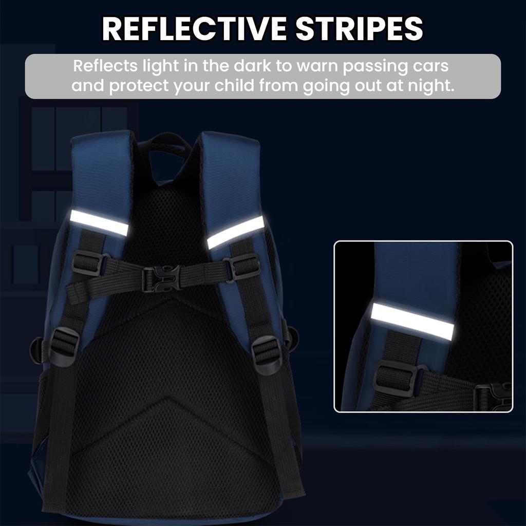 Backpack for Kids Primary Boys' School Bag Large Capacity and Waterproof Ergonomic School Bag for Kids Ideal for School