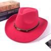 Tibetan top hat retro ethnic style metal feather western cowboy hat men's jazz hat women's felt hat