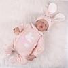 Life Like Twin Doll ClothBody Reborns Doll with Hand Painting Hair Soft Reborns Newborn Baby Doll Kids Sleep Toy 15.7''