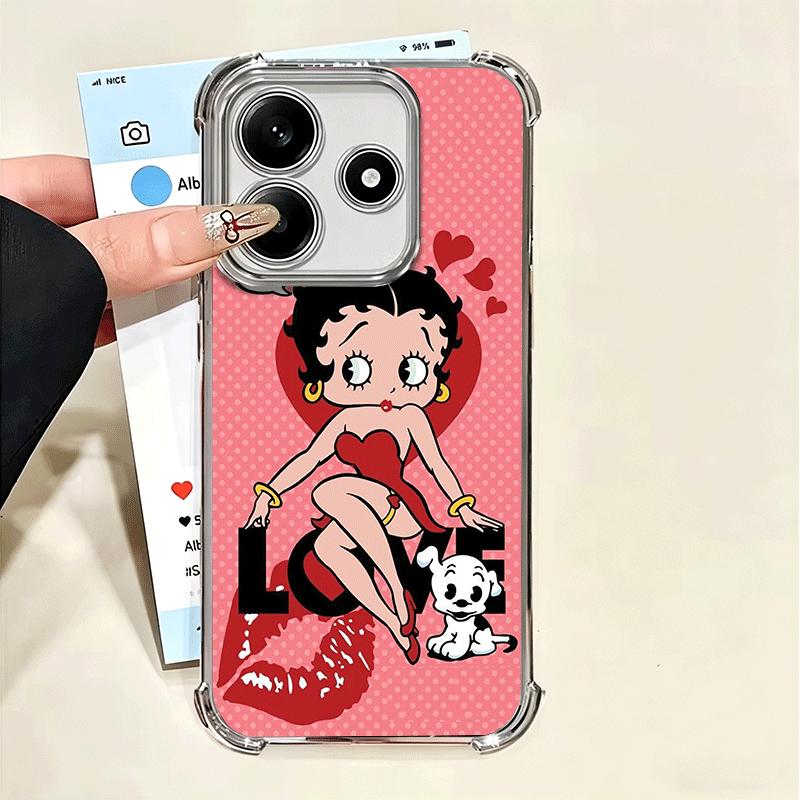 

B-Bettys B-Boops Girl Soft Phone Case For Xiaomi Poco X7 X8 Pro Max X6 X5 X3 F8 Ultra F7 M8 M7 M5S Redmi 15C 15A 15 14C 13C 12C Xiaomi Poco F7 Pro