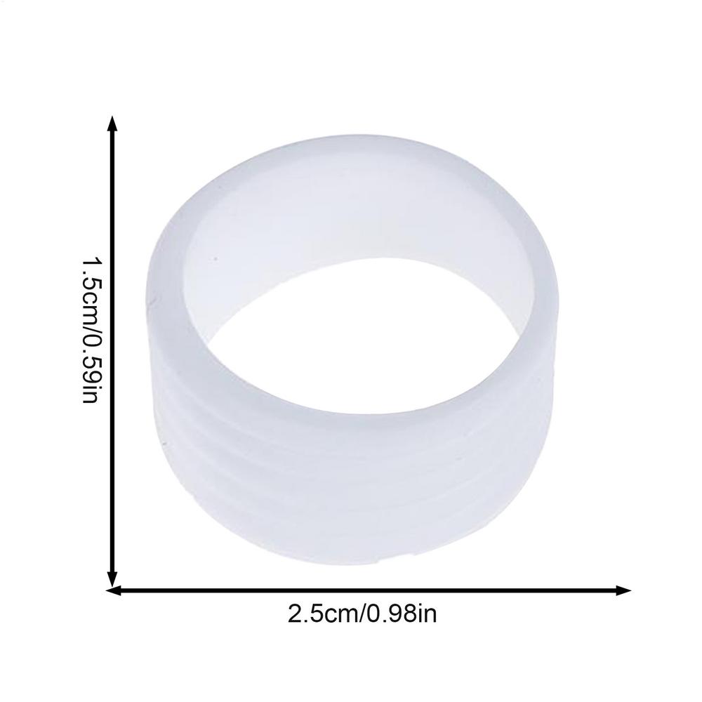 Silicone Tennis Racket Grip Ring Handle Closure Rubber Sweat-absorbing Band Fixed Stretchable Handle Tennis Accessories