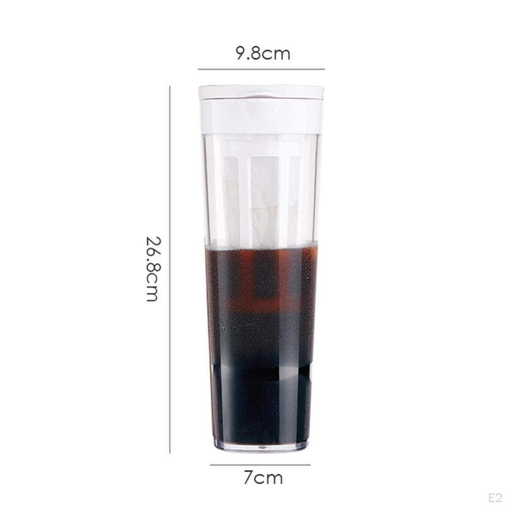 1100ml Large Capacity Coffee Maker, Cold Brew Maker for Dinner