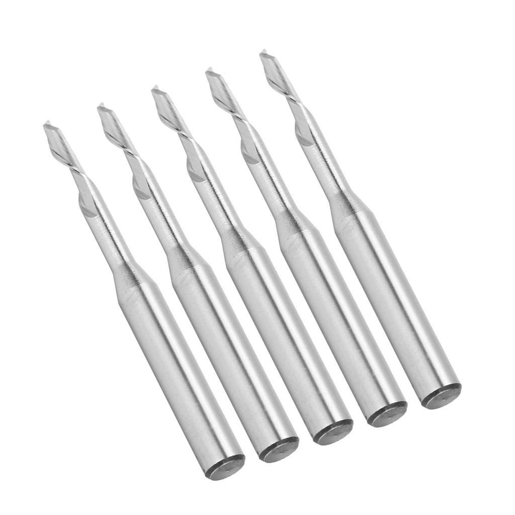 5 buc Freză CNC Bit Gravură Freză Freză Oțel Tungsten Freză