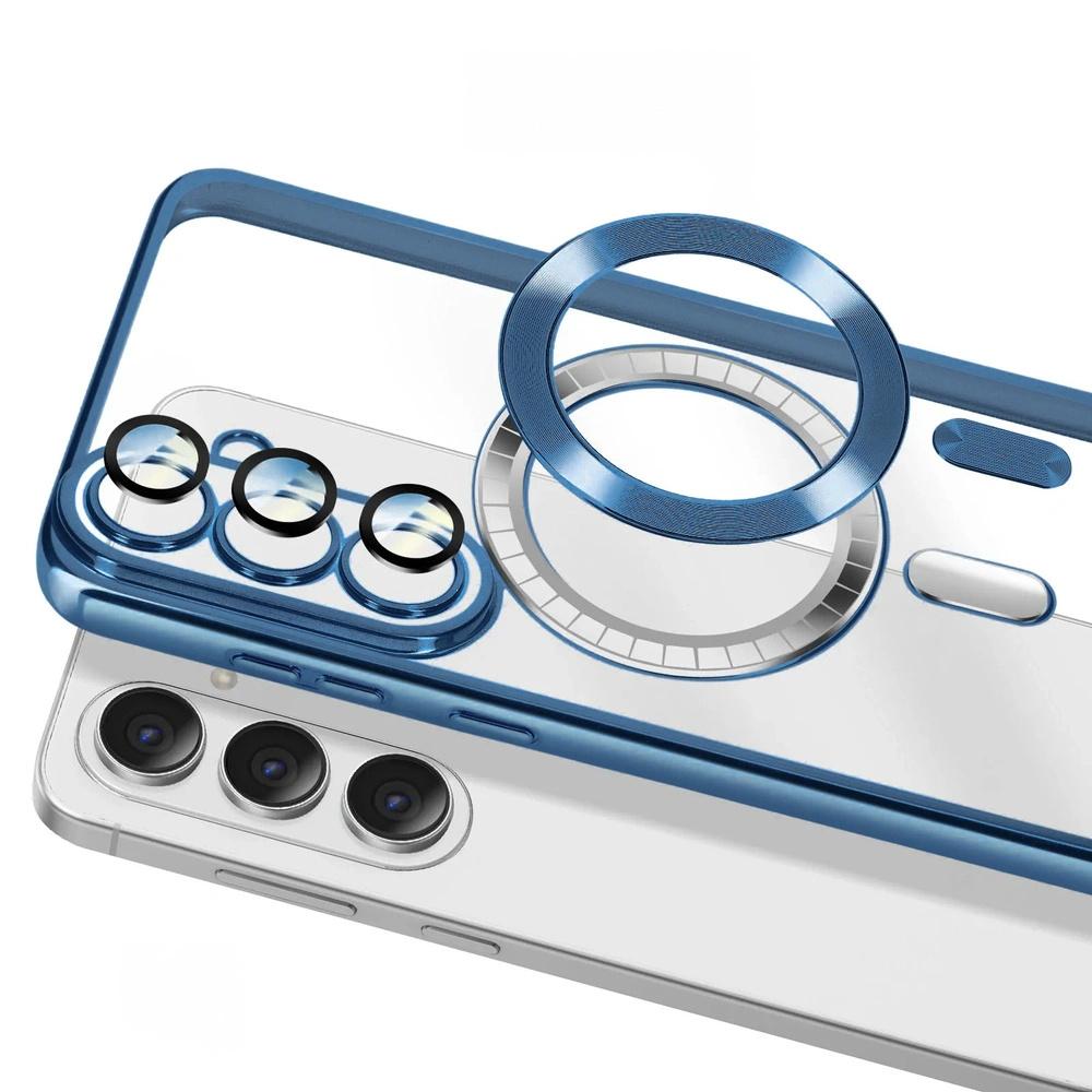 Case for Samsung Galaxy A37 5G, Electro MagSafe, blue
