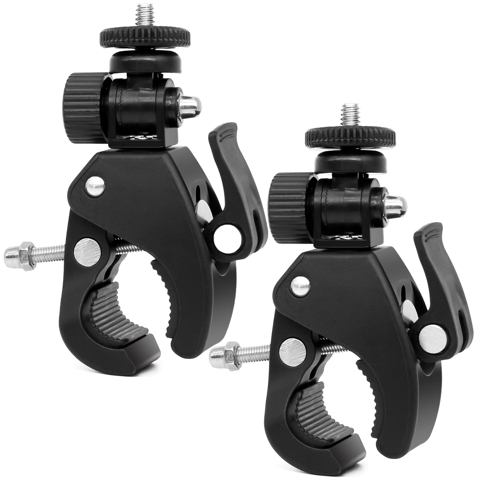 

Sakurawing Universal Camera Handlebar Mount Clamp for Action Digital Pan 2 Pieces Mount, Bicycles, Motorcycles, Cameras, Cameras, 1/4 Screw, Head,